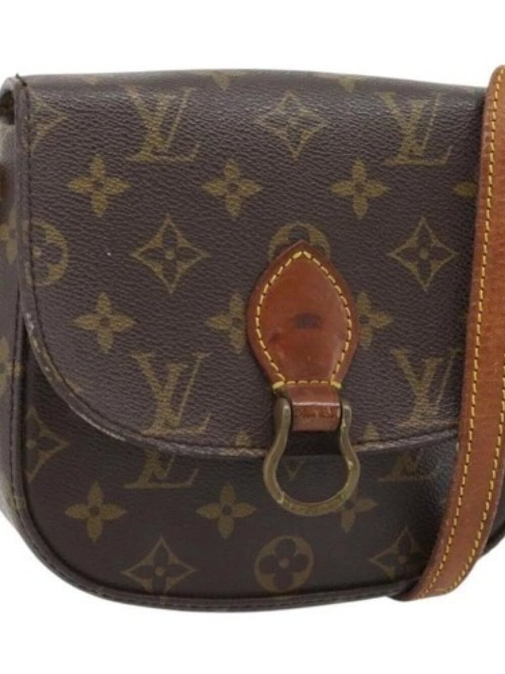 LOUIS VUITTON Monogram Saint Cloud PM Shoulder Bag M51244 LV Auth 181640